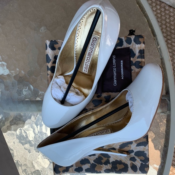 Gianmarco Lorenzi patent leather round toe heels - Picture 4 of 6